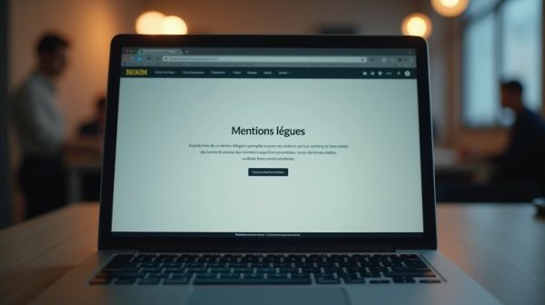 Respect des obligations pour les mentions légales sur un site